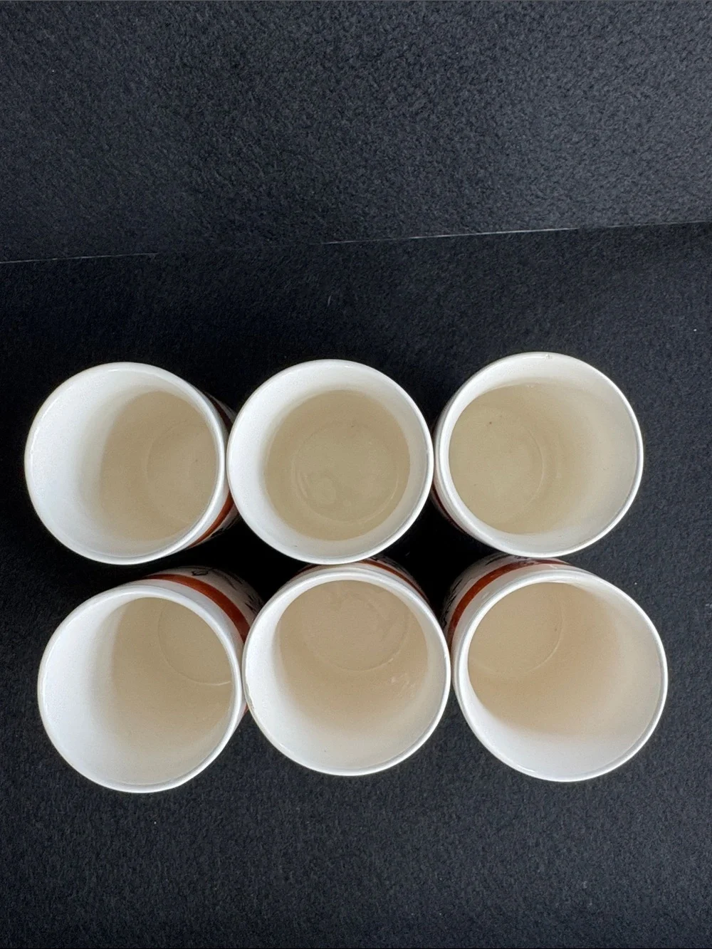VTG Royal Sealy 1950 MCM Hand Painted Pitcher and 6 Cups Japan